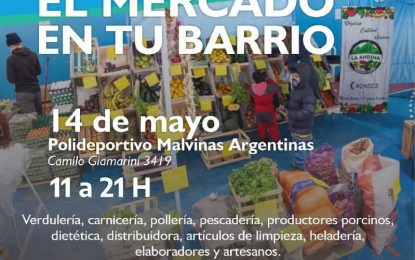 “EL MERCADO EN TU BARRIO” SERÁ EN EL Bº MALVINAS ARGENTINAS