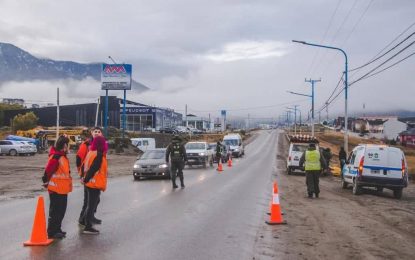 LA MUNICIPALIDAD DE USHUAIA REALIZÓ CONTROLES DE TRÁNSITO CONJUNTOS CON GENDARMERÍA NACIONAL