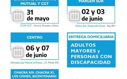 RÍO GRANDE, ENTREGA DE MÓDULOS ALIMENTARIOS