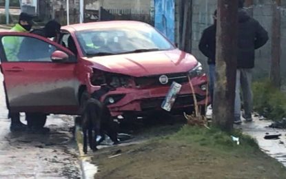 CHOQUE CON UNA PERSONA HERIDA EN USHUAIA