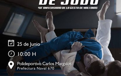 RÍO GRANDE SERÁ SEDE DEL TORNEO PATAGÓNICO DE JUDO