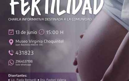 EL MUNICIPIO OFRECERÁ UNA CHARLA INFORMATIVA SOBRE FERTILIDAD
