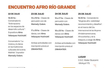 ENCUENTRO AFRO EN RÍO GRANDE