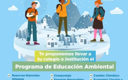 LA MUNICIPALIDAD LLEVA LOS PROGRAMAS AMBIENTALES A LAS COLONIAS DE INVIERNO