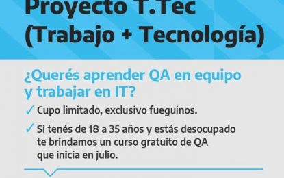 PROYECTO “TRABAJO + TECNOLOGÍA”