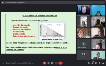 EQUIPO DE SALUD MENTAL MUNICIPAL DE RÍO GRANDE CONTINÚA SU FORMACIÓN EN PREVENCIÓN DE SUICIDIO
