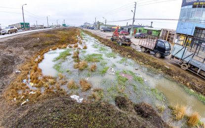 RÌO GRANDE SE  ANUNCIÓ LA CONSTRUCCIÓN DEL ENTUBADO DEL CANAL ISLAS MALVINAS