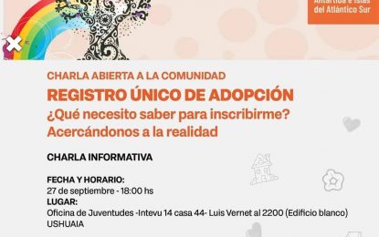 SE INVITA A ENCUENTROS INFORMATIVOS SOBRE ADOPCIÓN