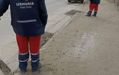 FINALIZANDO EL INVIERNO SE INTESIFICAN TAREAS DE BARRIDO Y LIMPIEZA
