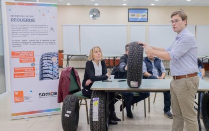 CAPACITACION A TRANSPORTISTAS DE USHUAIA EN EL USO DE CUBIERTAS DE INVIERNO PARA LA TEMPORADA 2023