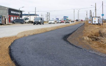 RÍO GRANDE COMENZÓ LA CONSTRUCCIÓN DE LA BICISENDA DE ZONA SUR