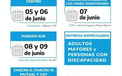 ESTE LUNES COMIENZA LA ENTREGA DE MÓDULOS ALIMENTARIOS
