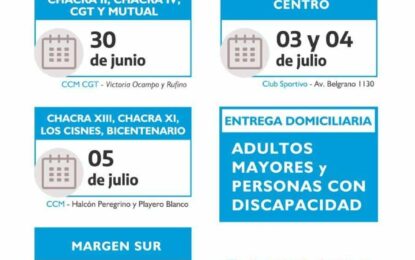 RÍO GRANDE, ESTE VIERNES COMIENZA LA ENTREGA DE MÓDULOS ALIMENTARIOS