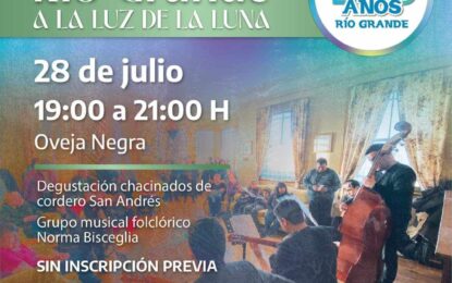 RÌO GRANDE: SALIDA A LA LUZ DE LA LUNA EN LA OVEJA NEGRA