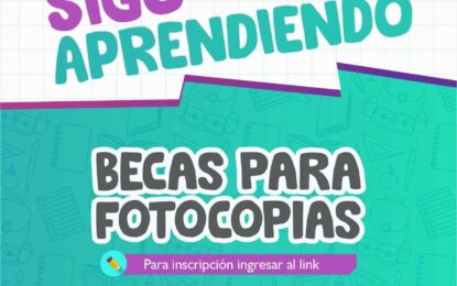 SE HABILITARON NUEVOS CUPOS PARA EL PROGRAMA MUNICIPAL “SIGO APRENDIENDO”