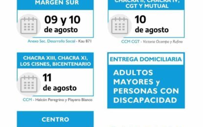 RÍO GRANDE, EL MIÉRCOLES COMIENZA LA ENTREGA DE MÓDULOS ALIMENTARIOS