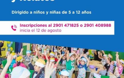 LA MUNICIPALIDAD DE USHUAIA ABRE LAS INSCRIPCIONES AL PROGRAMA DE HÁBITO LECTOR: COCINERITOS, CUENTOS Y RELATOS
