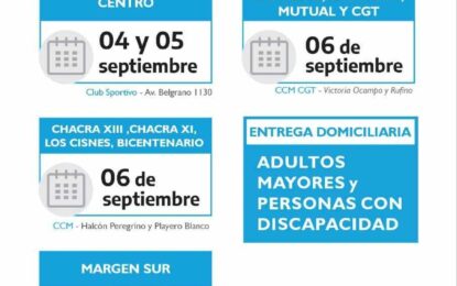 ESTE LUNES COMIENZA LA ENTREGA DE MÓDULOS ALIMENTARIOS