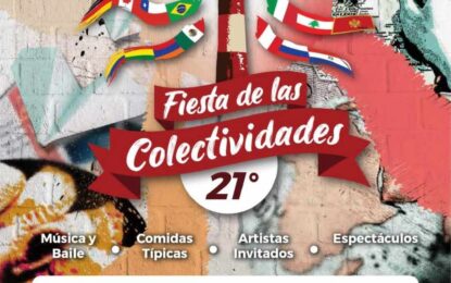 COMIENZAN ESTE VIERNES LOS FESTEJOS CENTRALES DE LA “FIESTA DE LAS COLECTIVIDADES 2023”