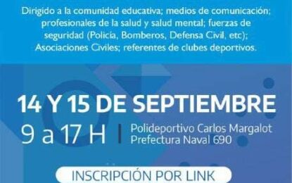 RÌO GRANDE, LA ASOCIACIÓN DE PSIQUIATRAS DE ARGENTINA Y PROFESIONALES DE LA SALUD MENTAL MUNICIPAL DICTARÁN EL CURSO DE FORMADORES EN PREVENCIÓN DE SUICIDIO
