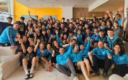 LA DELEGACIÓN DE TIERRA DEL FUEGO YA ESTÁ EN MAR DEL PLATA PARA EL INICIO DE LOS JUEGOS NACIONALES EVITA