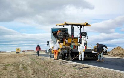 RÍO GRANDE CRECE HACIA EL NORTE: SE RETOMÓ EL ASFALTADO DE LA EXTENSIÓN DE LA AV. SAN MARTÍN