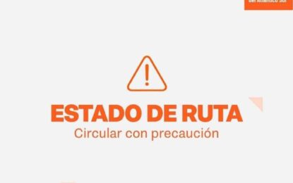 SE LEVANTA LA RESTRICCIÓN DE CIRCULACIÓN EN LA RUTA NACIONAL N°3