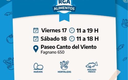 ALIMENTOS FRESCOS Y DE PRODUCCIÓN LOCAL EN EL PASEO “CANTO DEL VIENTO”
