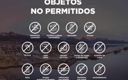 RECITAL DE LA RENGA: HORARIO Y ELEMENTOS PROHIBIDOS PARA EL INGRESO