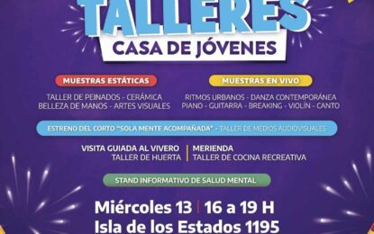 RÍO GRANDE, CIERRE ANUAL DE TALLERES EN CASA DE JÓVENES