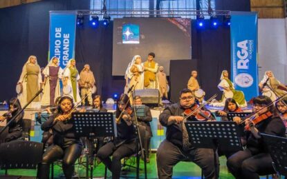 RÌO GRANDE, EL PESEBRE VIVIENTE BRILLÓ EN EL MERCADO NAVIDEÑO