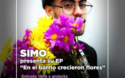 LA MUNICIPALIDAD DE USHUAIA ACOMPAÑA AL ARTISTA SIMO EN LA PRESENTACIÓN DE SU EP “EN EL BARRIO CRECIERO FLORES”