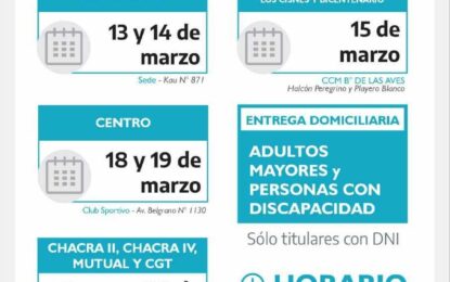 RÍO GRANDE, EL MIÉRCOLES COMIENZA LA ENTREGA DE LOS MÓDULOS ALIMENTARIOS