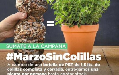 USHUAIA, COMENZÓ LA CAMPAÑA “MARZO SIN COLILLAS”