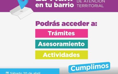 USHUAIA, ”LA MUNI EN TU BARRIO” ESTARÁ EN EL CAÑADON DEL PARQUE ESTE SÁBADO